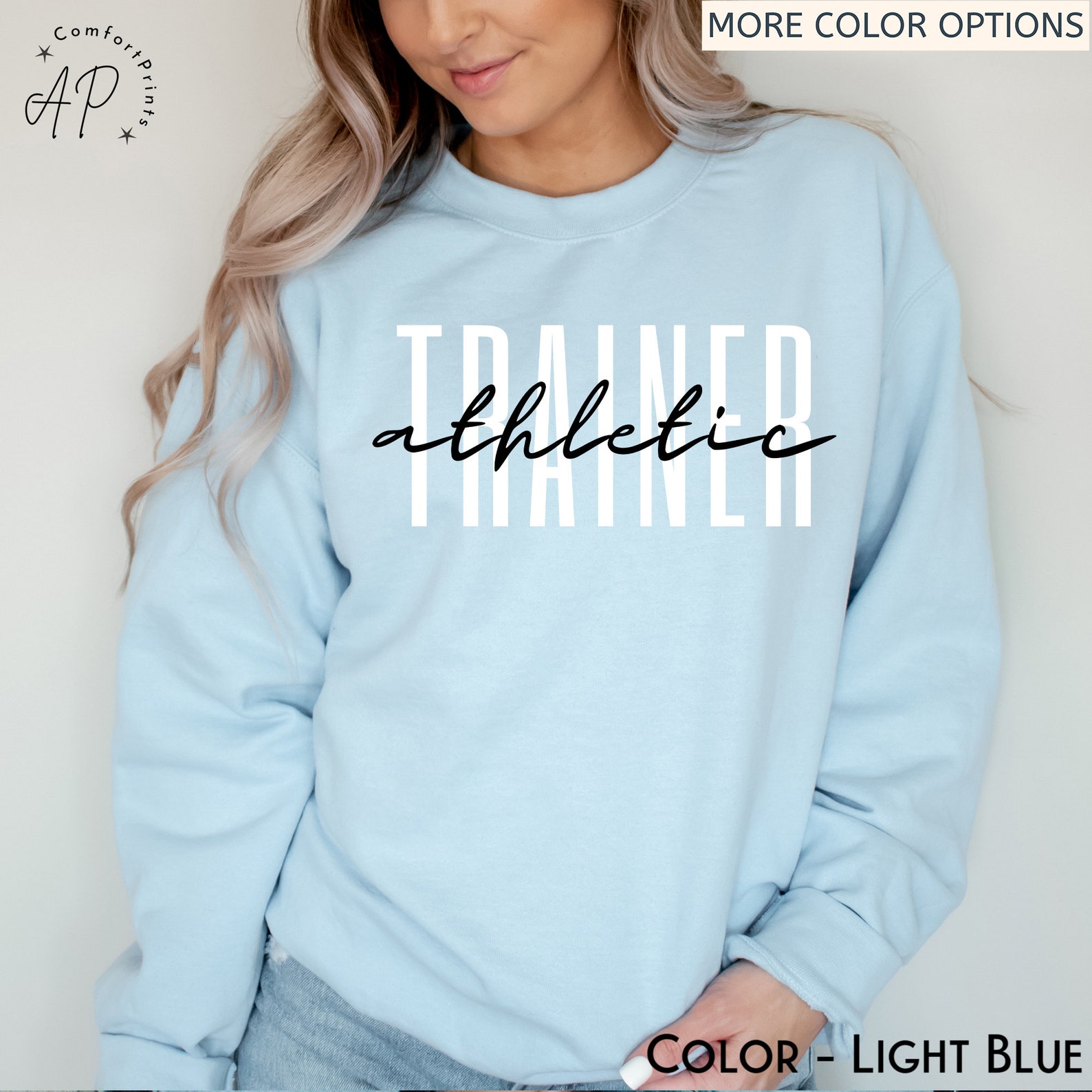 Athletic Trainer Sweatshirt Sport Medicine Sweater AT Shirt Etsy