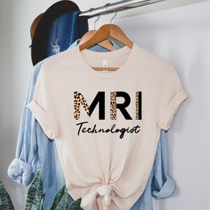 MRI Technologist T-Shirt: Leopard Print Rad Tech Tee
