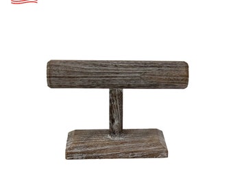 Amazing wooden T-Bar  Jewelry Rack. A Stylish Organizer for Men's Bracelets and Accessories