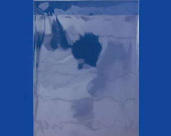 8" x 10" Clear Self Adhesive Resealable Cellophane Poly OPP Bags 8x10 - 100 Pcs