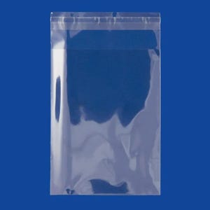 6" x 9" Clear Self-Adhesive Resealable Cellophane OPP Bags – 100 Pcs Transparent Poly Packaging Sleeves