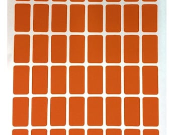 960 Easy-Peel Orange Price Labels | Self-Adhesive Tag Stickers | 1/2” x 7/8” All-Purpose Label Stickers