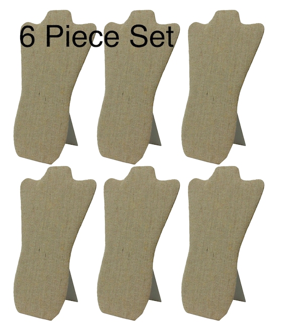24 pcs Green Jute Necklace Display Stand 2 Dozen Necklace Easel