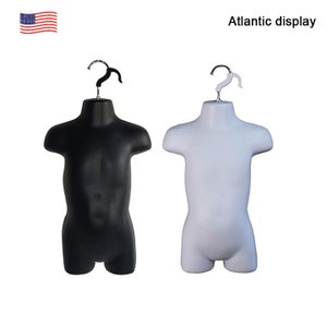 Child Mannequin Torso. Simply Style Perfect for Craft Exhibitions, Pictures, and Displays, Easy to Use and Store for 18mo-4T Clothing Sizes.