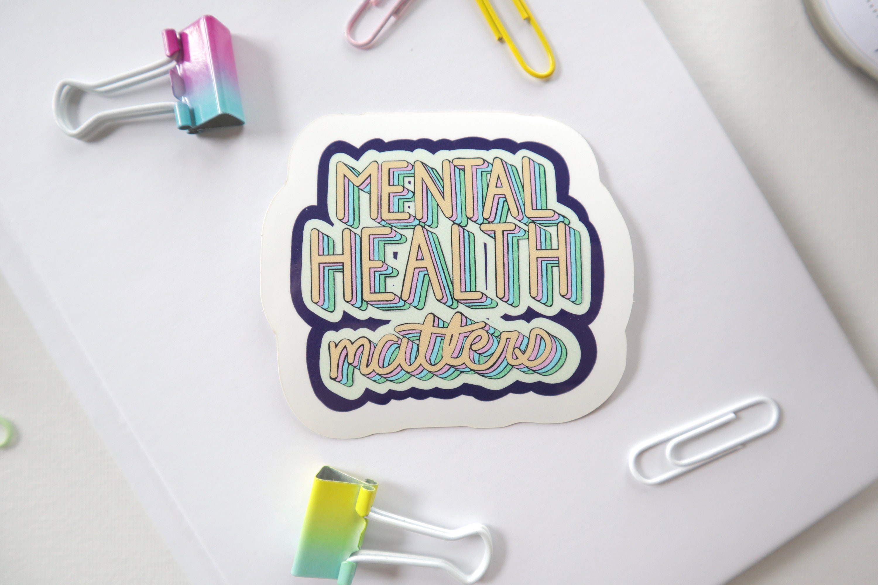 Mental Health Matters Sticker - Etsy