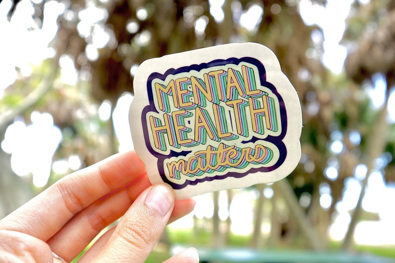 Mental Health Matters Sticker - Etsy