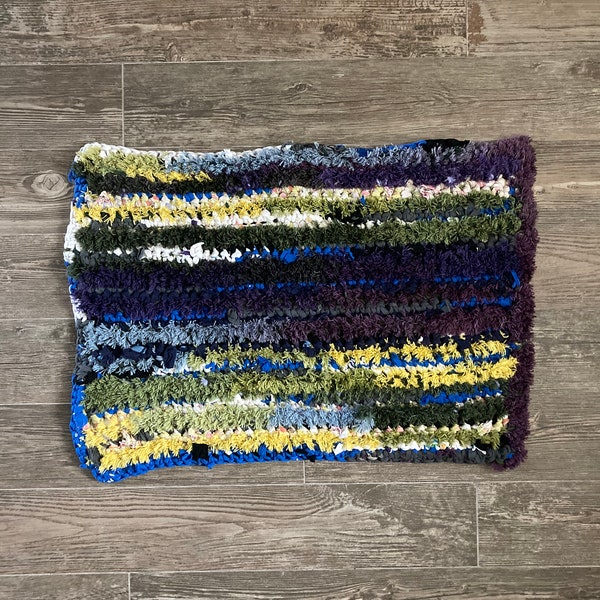 Crocheted Rag Rug - Etsy