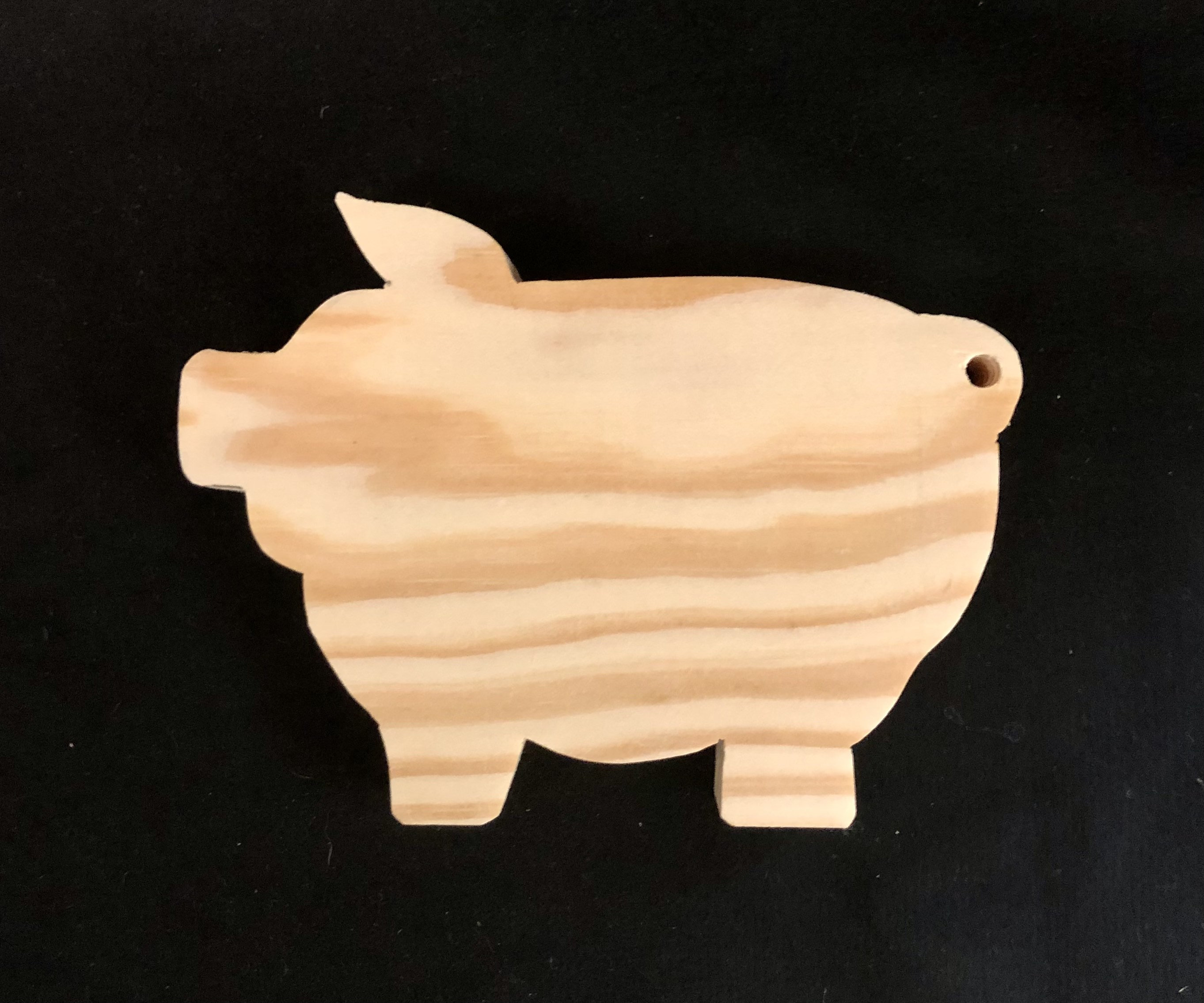 Pig DIY Pig Unfinished Wood Wood Craft Farmhouse Decor Etsy