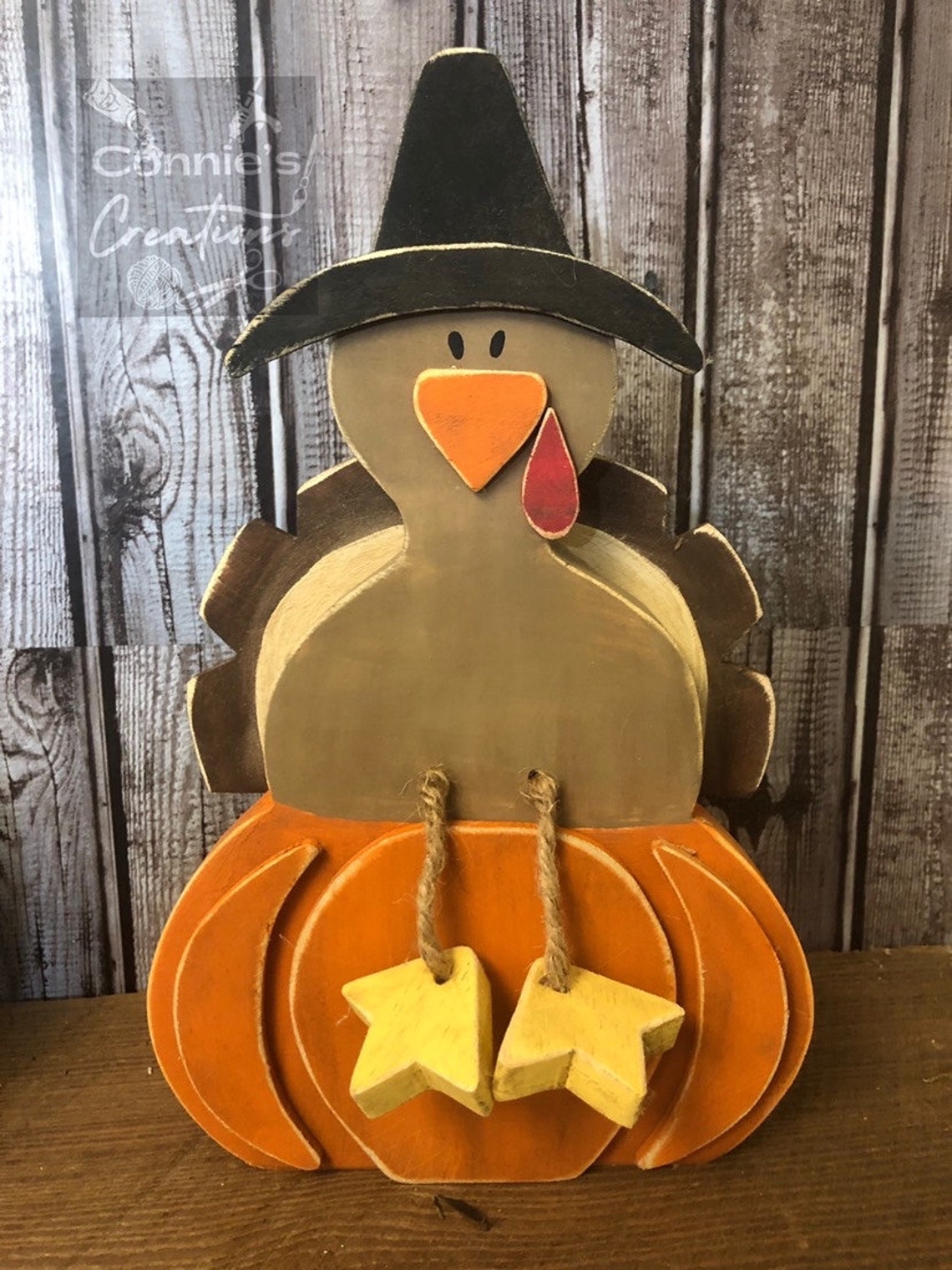 Turkey Time DIY Unfinished Wood Craft Kit Etsy