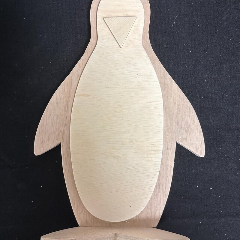 Wood Penguin Decor (Set of 2) main image 0