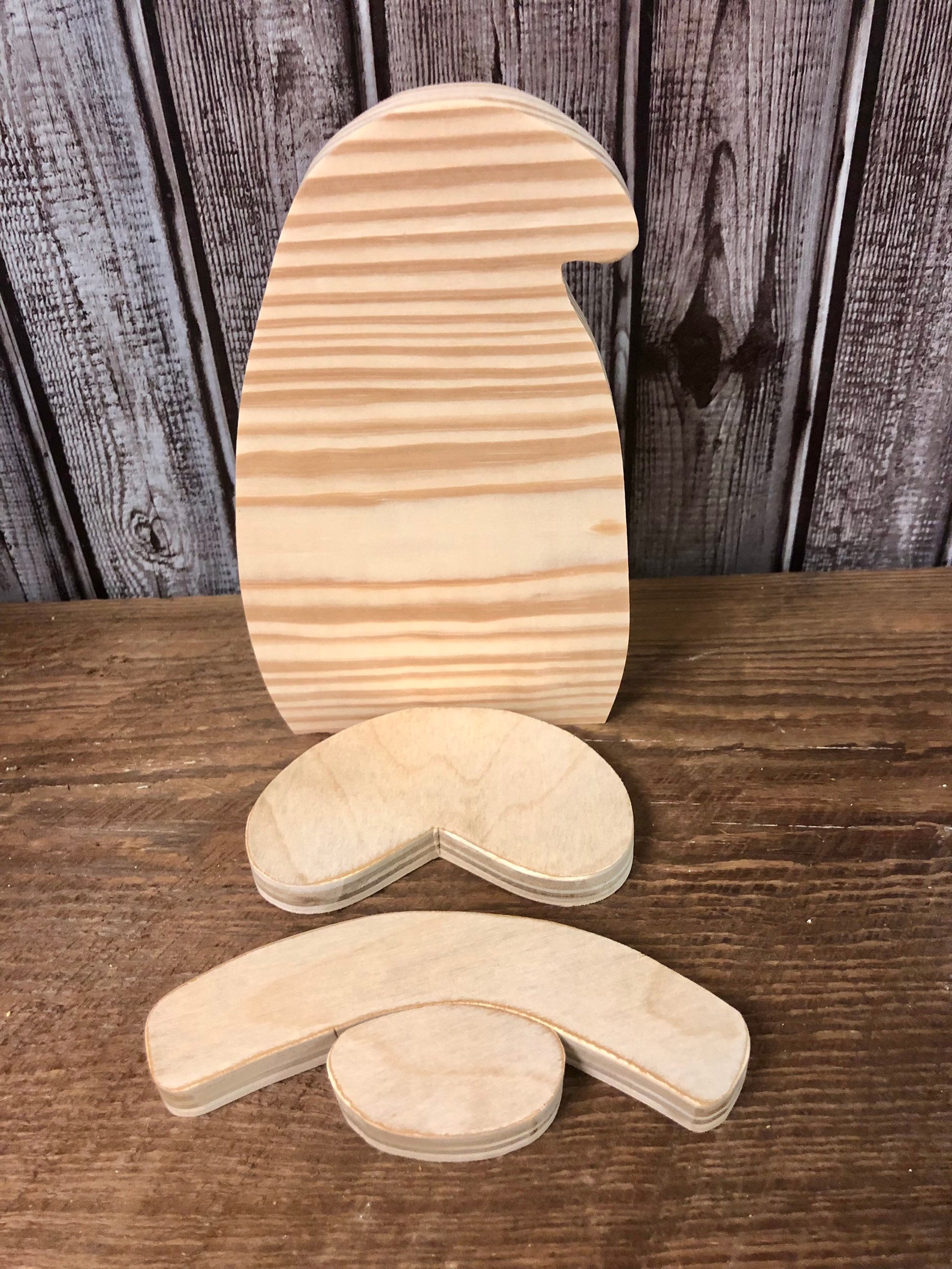 Gnome DIY Gnome Unfinished Wood Gnome Crafts Etsy