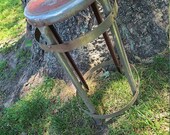 Vintage 1960 39 s metal stool