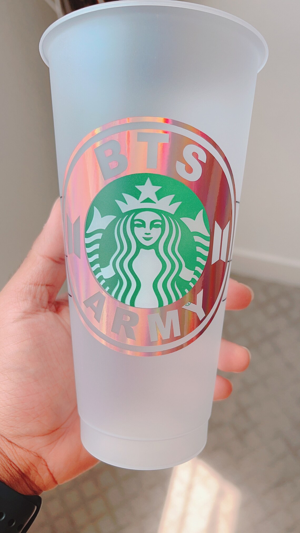 starbucks army green tumbler