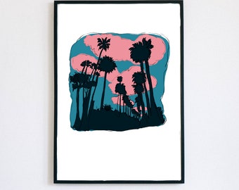 Palm Tree digital art print