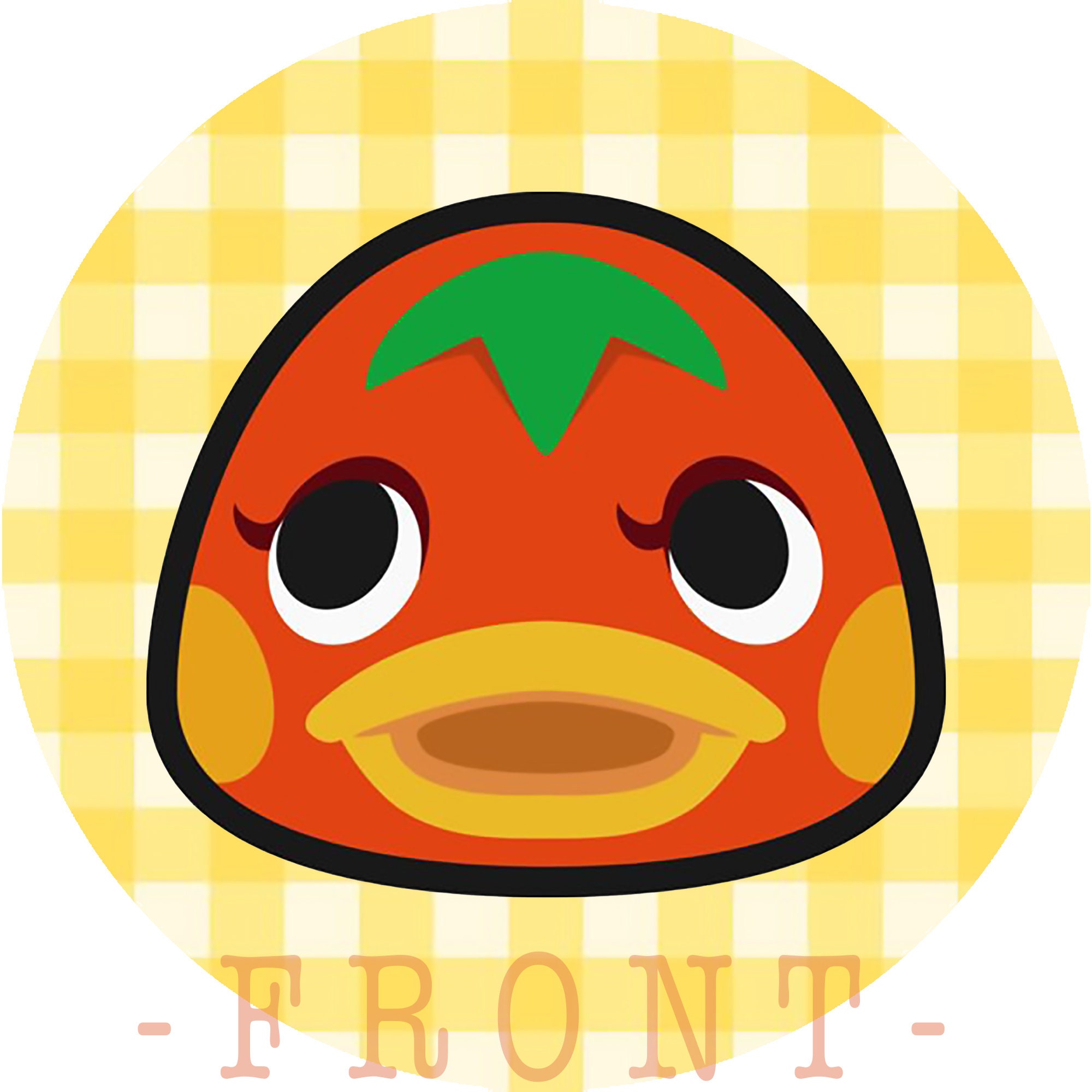 Amiibo Keychain & Coin for Ketchup Custom Animal Crossing Etsy