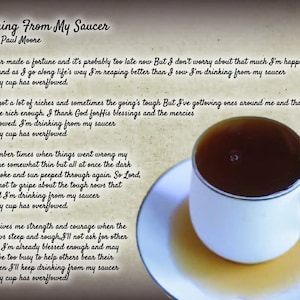Drinking From My Saucer