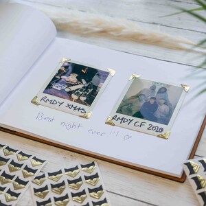 Wooden Wedding Guest Book, Wood Guest Book, Polaroid Book, Photobooth Guestbook, Wooden Guest Book, Personalised Photo Album, Wedding Album