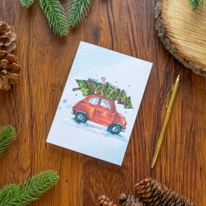 Kerstboomkaart, bijpassende set voor familie en vrienden, speciaal seizoen, leuke kaarten, speciale vrienden, kaarten voor moeder, vader, vriendin