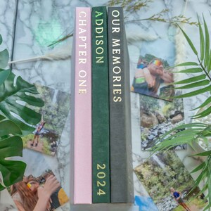 Emerald Green Velvet Photo Album, Perfect Couples Memory Book, Family Photos, Holidays Pictures, Photo Book, Memory Album, Wedding Keepsake