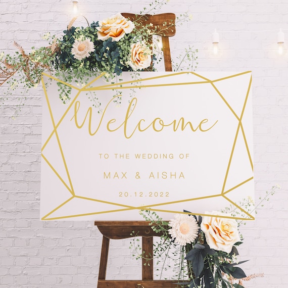 Wedding Welcome Sign, Printed Signs, Wedding Decor, A1, A2 Wedding Welcome Sign, Printed Signs, Wedding Decor, A1, A2