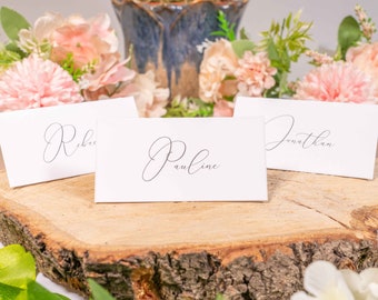 Wedding Name Cards, Place Settings, Guest Seating Cards, Name Tags, Folded Name Cards, Event Name Tags, Wedding Stationery, Name card