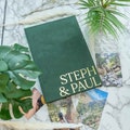 Emerald Green Velvet Photo Album, Perfect Couples Memory Book, Family Photos, Holidays Pictures, Photo Book, Memory Album, Wedding Keepsake product logo