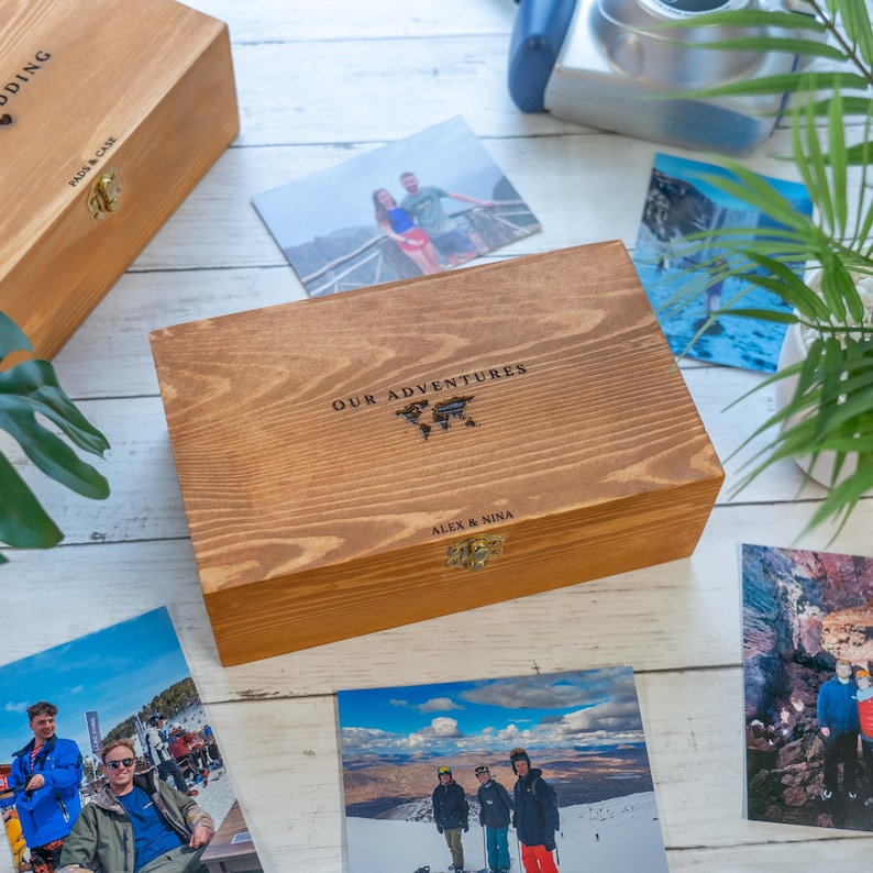 The Perfect Wooden Keepsake Box, Personalised Wedding Memories, Wooden Chest, Special Occassion Memories, Photo Storage, Protective Varnish, decorative wooden box, heirloom box, wooden storage box, small wooden box, rustic keepsake box, unique