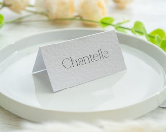 Gorgeous Hammered Textured Place Cards, Wedding Place Names, Guest Names, Wedding Name Tags, Party Names, Premium Quality