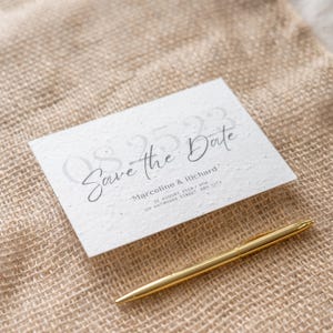 Plantable Save The Dates, Seeded Paper Save The Dates, Eco Friendly Save The Dates, Biodegradable Wedding Invitations,