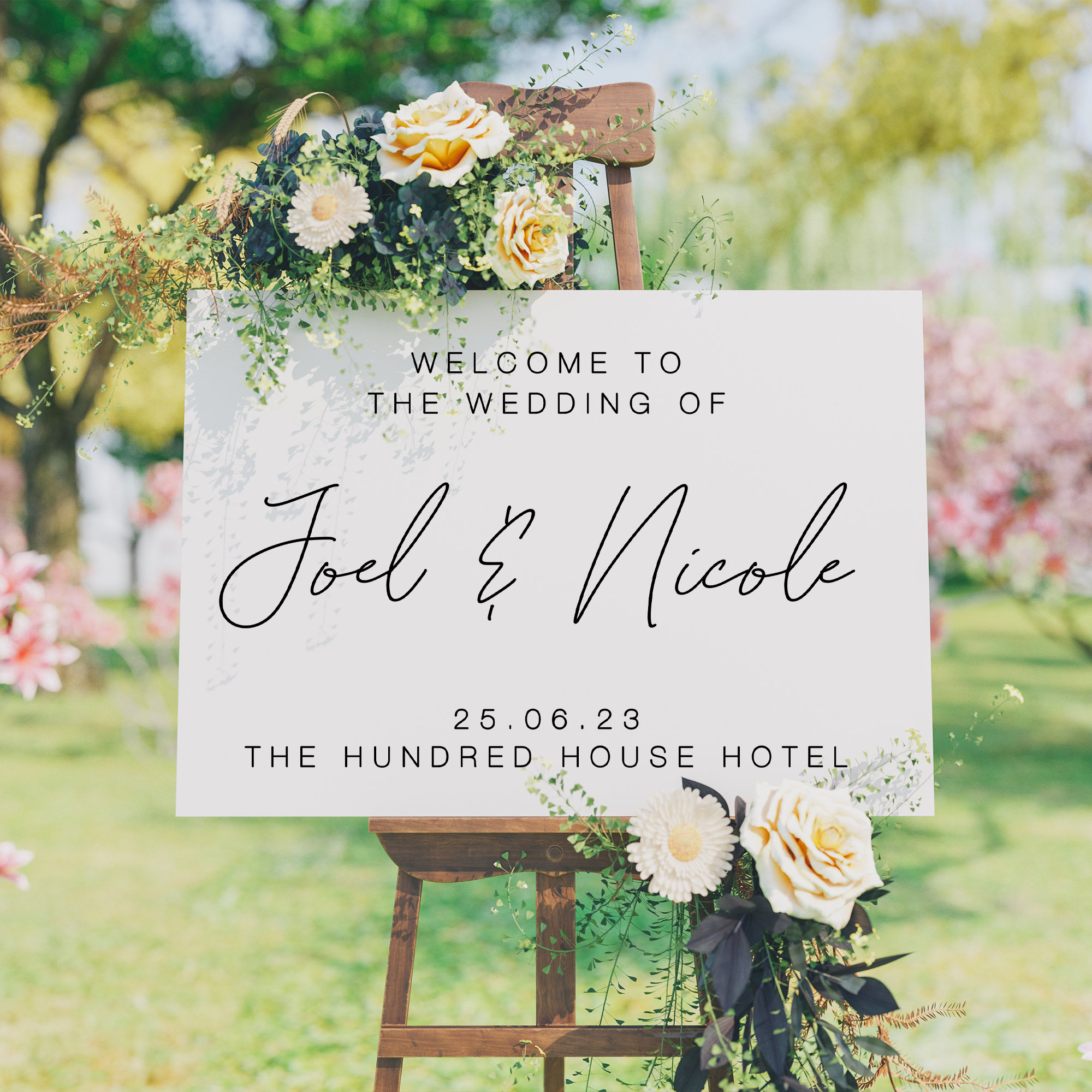 Wedding Welcome Sign, Wedding Decor, A1, A2, Personalised