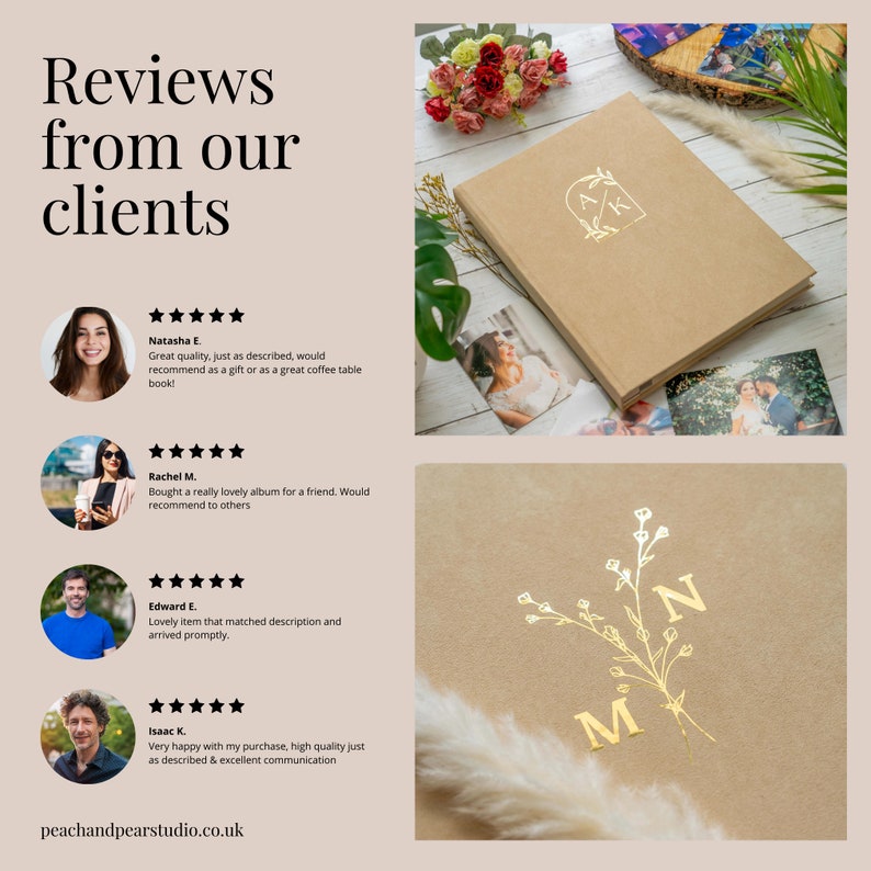 Gorgeous Velvet Traditional Photo Album, Self Adhesive, Wedding Photo Album, Family Photo Album, Perfect for Couples