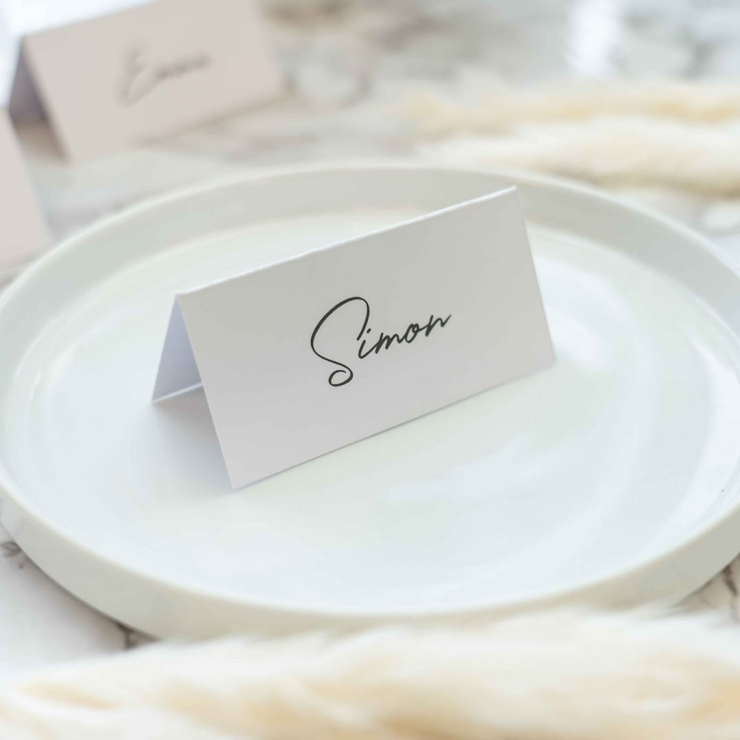 Table Place Cards, Settings Cards, Name Settings, Place Cards, Place