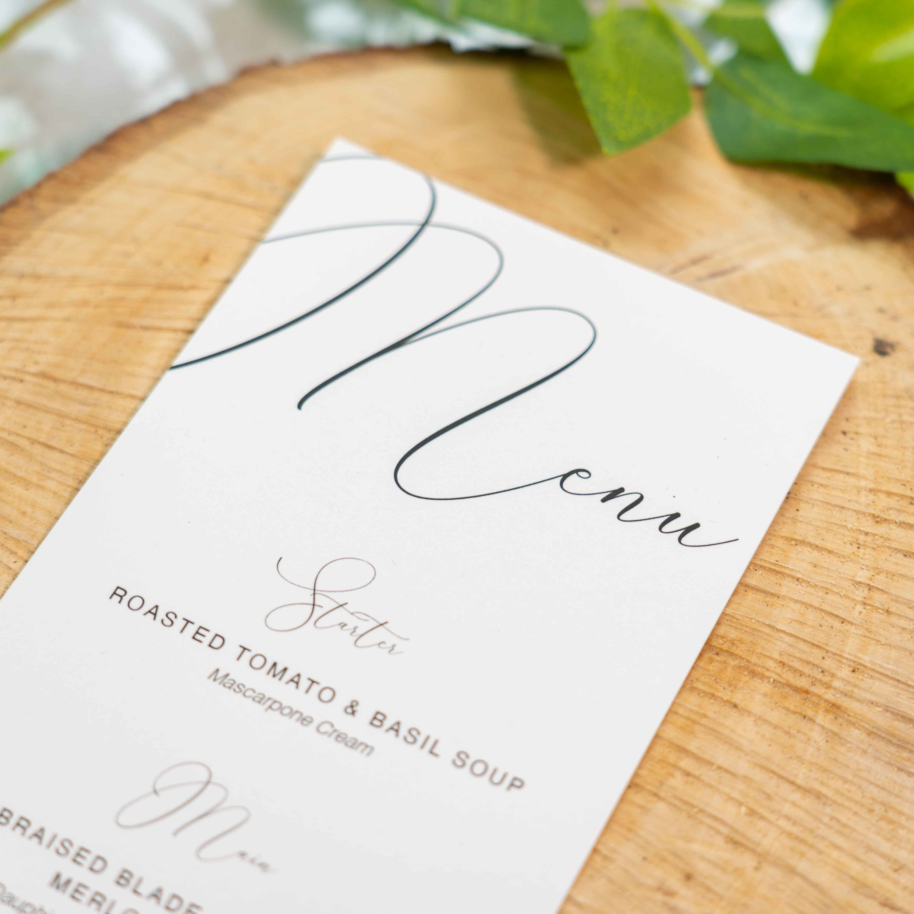 Food Menu Wedding Reception Food Menu Wedding Menu Cards Etsy UK