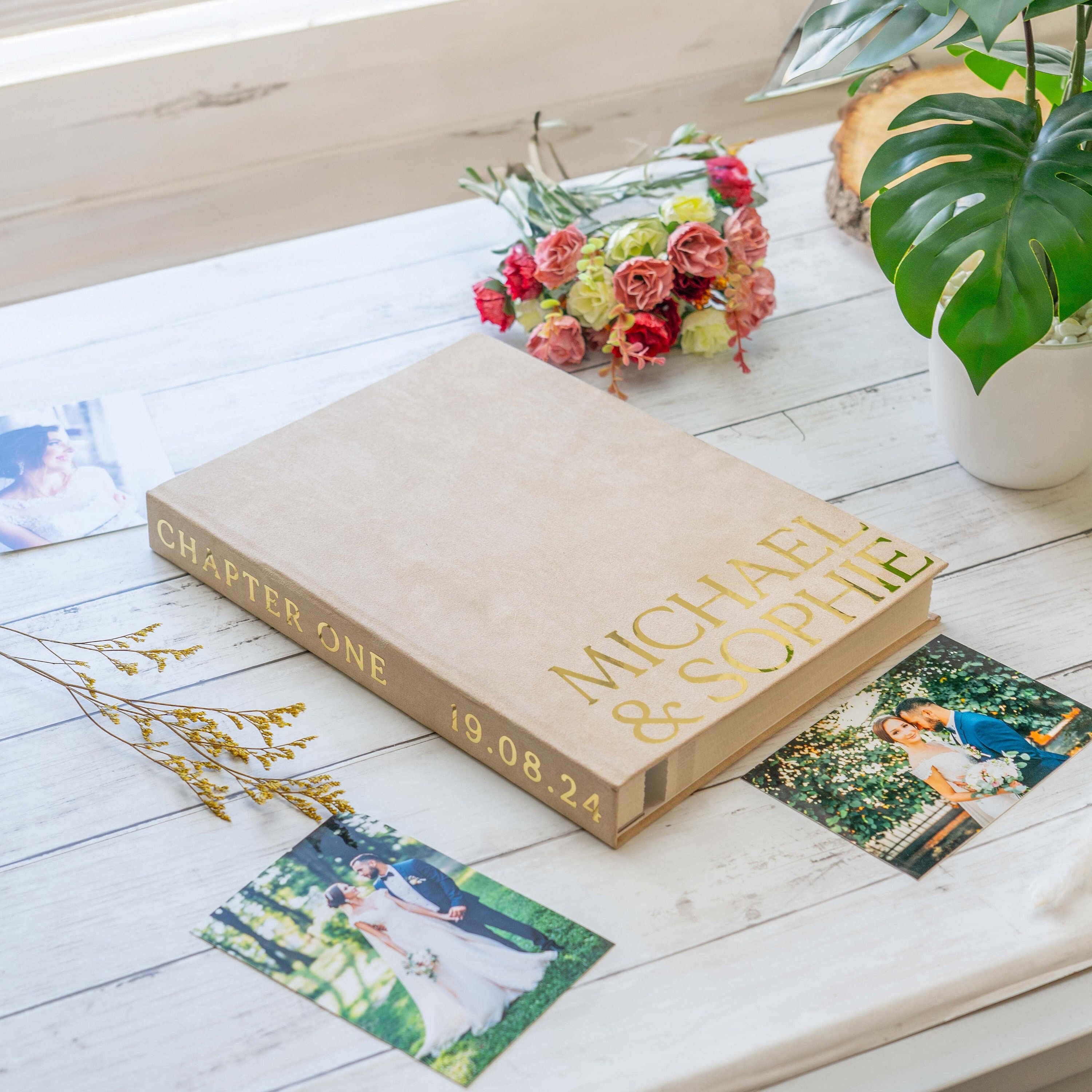 Album Photo Mariage – Papyrus – Blanc – Format 4x6 (glisser Les Photos)