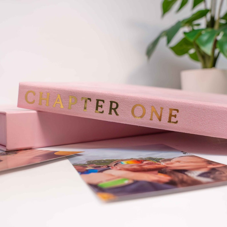 Blush Pink Photo Album, Wedding Keepsake, Couples Album, Valentines Gift, Boyfriend Present, Memory Book, Family Photos, Memory Album