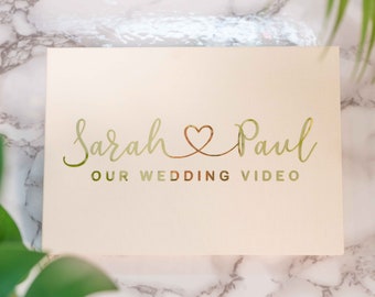 The Perfect Wedding Video Book, Wedding Book With Built In Screen, Wedding Movie, Linen Photo Book, Wedding Film Book, Wedding Gift