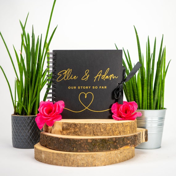 Our Story so Far Personalised Scrapbook, Couples Memory Book