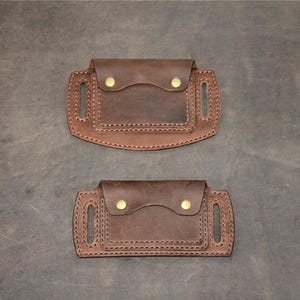 leather belt purse/ leather small wallet/ travel leather wallet/mini wallet/ minimalist wallet