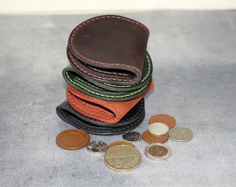 coin box/Leather coin case/Coin Purse/Small coin purse