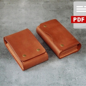 Custodia modello PDF per carte divinatorie / Custodia in pelle modello PDF per carte divinatorie / Custodia in pelle modello PDF per carte divinatorie