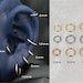 16G, 18G, 20G 316L Surgical Steel Tiny Hoop Earring/Helix Piercing/Tiny Cartilage Hoop/Clicker Hoop/Nose Hoop/Tragus Hoop/Seamless Hoop/