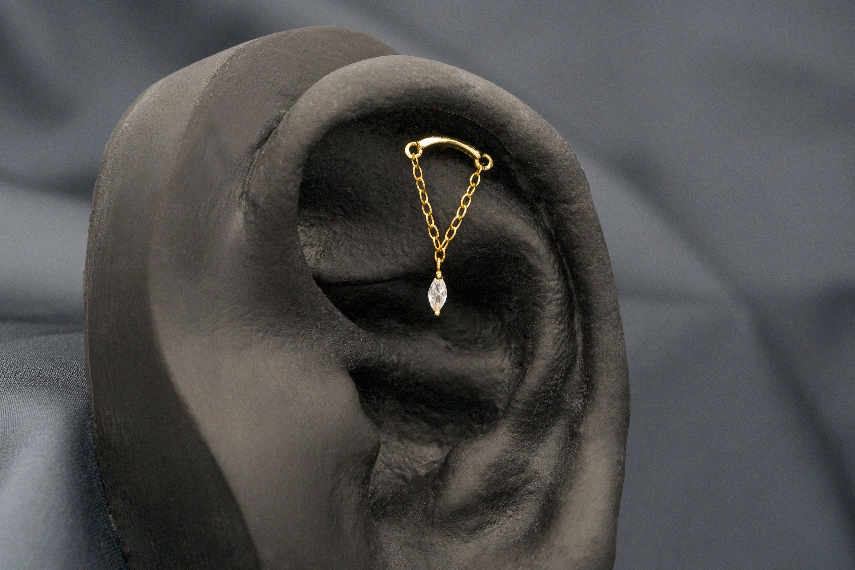 Orecchini A Catena Con Doppio Cerchio In Argento 925 Con Zirconia - Pendenti A Goccia Per Donne, Ipoallergenici, Regalo