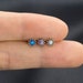 16G Implant Grade Ball Around Opal / Internal threaded Tragus Cartilage 6mm, 8mm Labret Ear Piercing Stud / Hypoallergenic