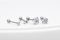 Surgical Steel Cubic Zirconia Tragus Stud: 16G/20G Cartilage Ear Piercing product logo