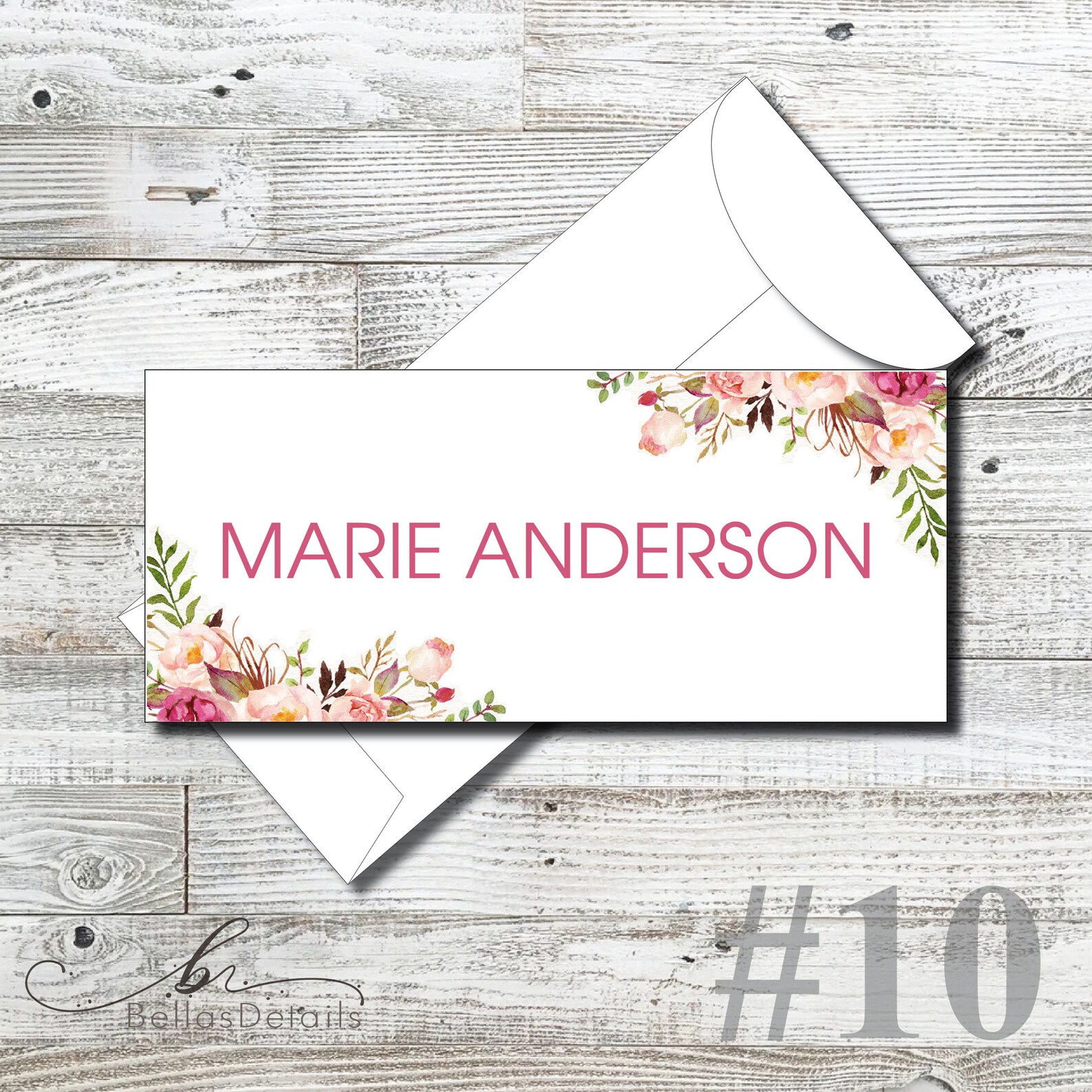 10 Personalized Envelopes, Full Color Envelopes, Etsy UK