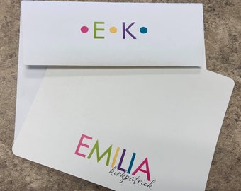 Personalized Envelopes with Note Card, 5.5" x 4.25"