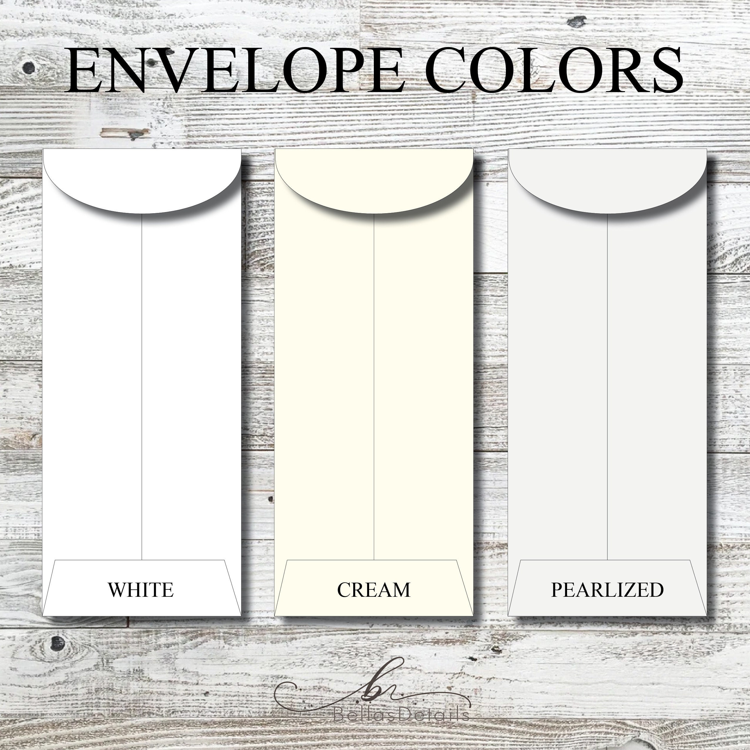 10 Personalized Envelopes, Full color envelopes 6.25 x 2.75 80 Cover