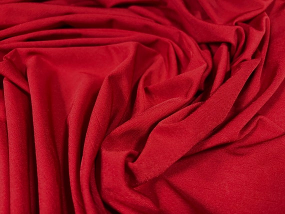 Cotton Spandex Jersey Fabric Electric red fabric texture black – Dana Du  Design