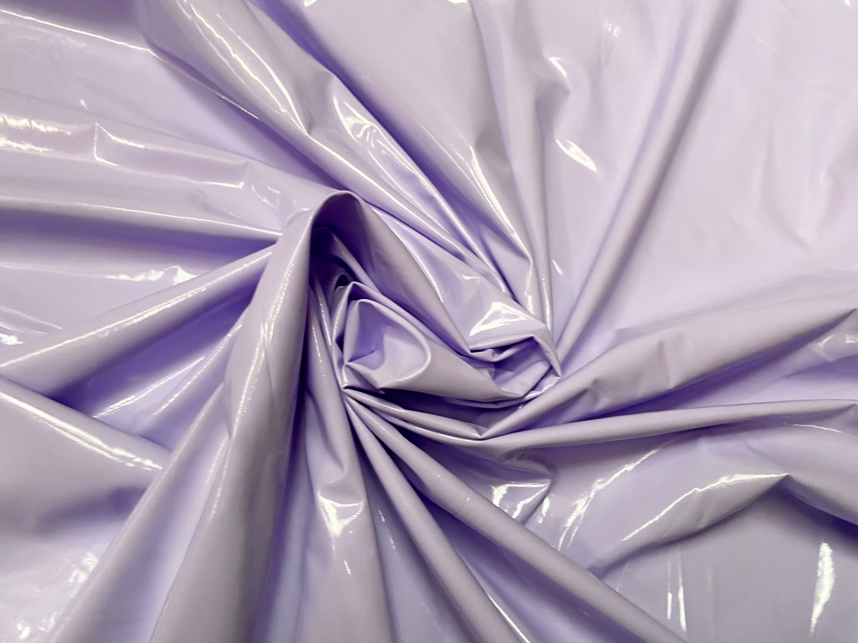 High gloss stretch pvc fabric per metre lilac Etsy