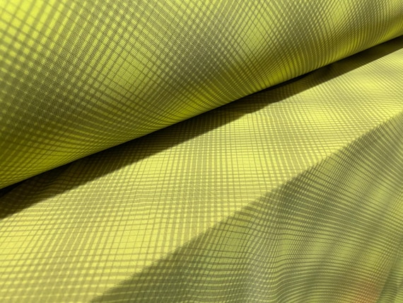 Tessuto elasticizzato rete Power mesh, al metro stampa geometrica  psichedelica verde -  Italia